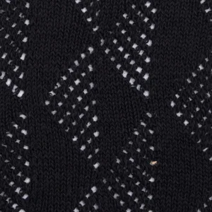 Femme Doré Doré Collants^Collant femme en coton égyptien et cachemire uni ajouré -