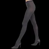 Femme Doré Doré Collants^Collant femme en laine - Gris étain