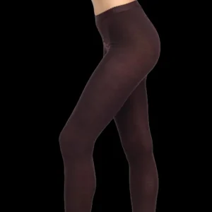 Femme Doré Doré Collants^Collant femme en laine - Marron Chocolat