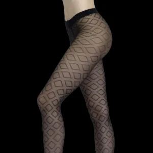 Femme Doré Doré Collants^Collant motif losange - 20 deniers -