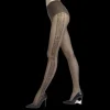 Femme Doré Doré Collants^Collant motif tribal - 20 deniers - Chocolat