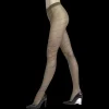 Femme Doré Doré Collants^Collant zébré - 20 deniers - Noir