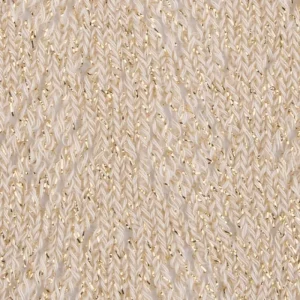 Femme Doré Doré Collants^Collants en coton ajourés à effet brillant pour femmes - Beige Désert