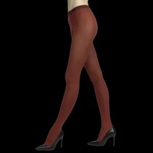 Femme Doré Doré Collants^Collants en coton maille unie -