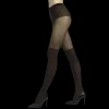 Femme Doré Doré Collants^Collants fantaisie feinte parisienne - Marron