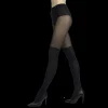 Femme Doré Doré Collants^Collants fantaisie feinte parisienne -