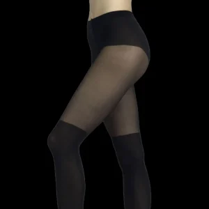 Femme Doré Doré Collants^Collants fantaisie feinte parisienne -
