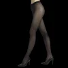 Femme Doré Doré Collants^Collants fantaisie texturés - Bleu foncé