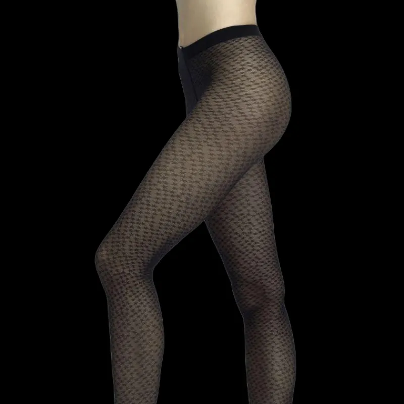 collants_toile_et_dentell_1-1.webp Femme Doré Doré Collants^Collants étoile et dentelle - Bleu marine