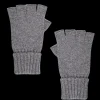 Doré Doré Gants^Gants sans doigt (mitaine) en laine et cachemire - Gris oxford