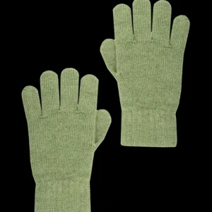 Doré Doré Gants^Gants unisexe en laine et cachemire - Vert tremble