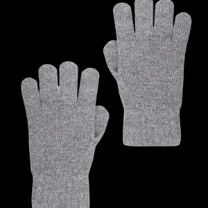 Doré Doré Gants^Gants unisexe en laine et cachemire - Gris oxford