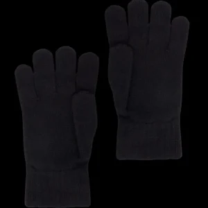 Doré Doré Gants^Gants unisexe en laine et cachemire - Bleu marine