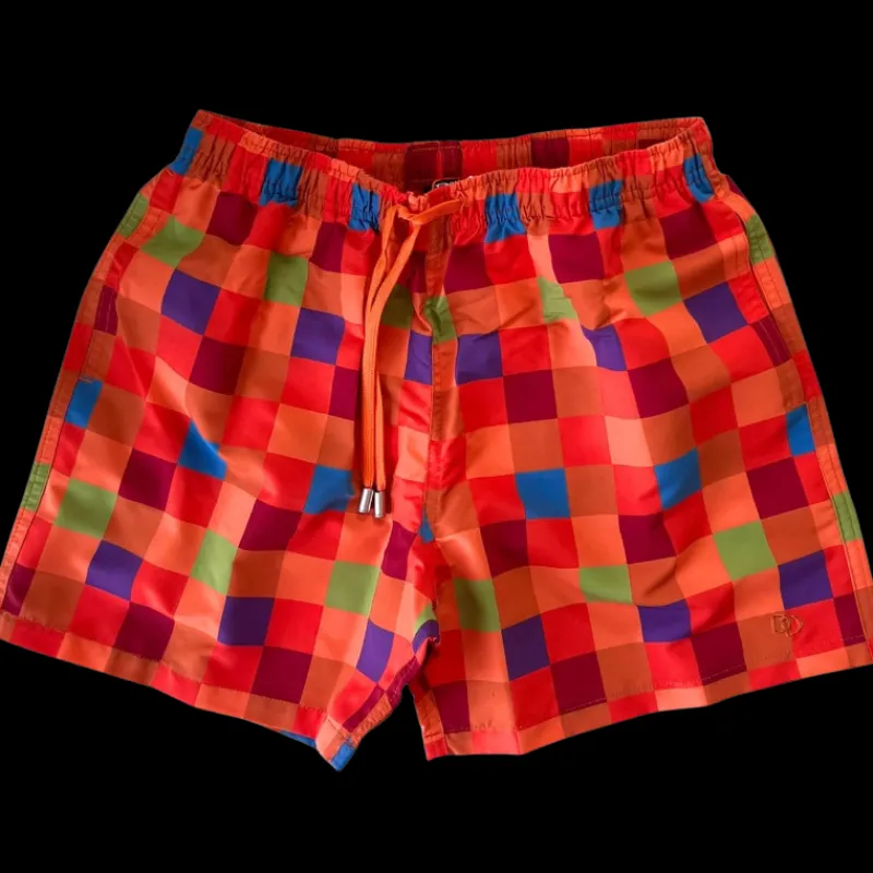 maillot_de_bain_enfant_ch_0.webp Doré Doré Shorts De Bain^Maillot de bain enfant échiquier -