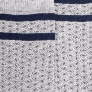 Enfant Doré Doré Chaussettes Hautes^Mi-bas enfant en coton avec motif tissés - Gris Rocheux