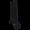 Femme Doré Doré Chaussettes Hautes^Mi-bas femme Sensation en laine et coton -