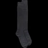 Homme Doré Doré Chaussettes Hautes^Mi-bas homme douceur en laine et cachemire - Gris anthracite