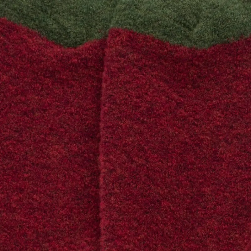 mibas_homme_en_laine_pola_1-4.webp Homme Doré Doré Chaussettes Hautes^Mi-bas homme en laine polaire - Rouge pommard & Vert Campagne