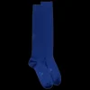 Homme Doré Doré Chaussettes Hautes^Mi-bas homme fins en coton égyptien - Bleu France