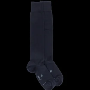 Homme Doré Doré Chaussettes Hautes^Mi-bas homme Sensation en laine et coton - Bleu marine et foncé