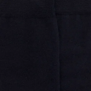 Homme Doré Doré Chaussettes Hautes^Mi-bas homme Sensation en laine et coton - Bleu marine et foncé