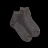 Femme Doré Doré Socquettes^Socquettes brillantes en polyamide pour femmes avec effet de transparence -