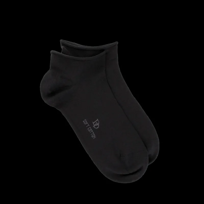socquettes_courtes_avec_b_0-6.webp Femme Doré Doré Socquettes^Socquettes courtes avec bord roulé en coton égyptien -