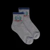 Femme Doré Doré Socquettes^Socquettes en coton éponge sport DD 1819 pour femmes - Gris Rocheux