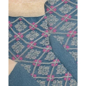 Femme Doré Doré Socquettes^Socquettes en viscose à motifs de fleurs pour femmes -