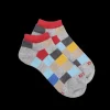 Enfant Doré Doré Socquettes^Socquettes enfant à carreaux en coton