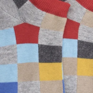 Enfant Doré Doré Socquettes^Socquettes enfant à carreaux en coton