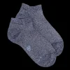 Enfant Doré Doré Socquettes^Socquettes enfant en coton et effet brillant lurex - Bleu marine