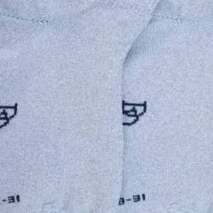 Enfant Doré Doré Socquettes^Socquettes enfant en coton avec effet brillant - Bleu Vague