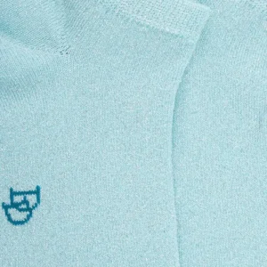 Enfant Doré Doré Socquettes^Socquettes enfant en coton avec effet brillant - Bleu glacier