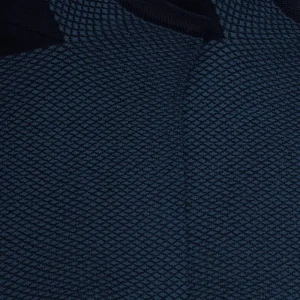 Femme Doré Doré Socquettes^Socquettes femme à motifs losanges - Bleu marine
