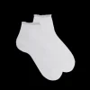 Femme Doré Doré Socquettes^Socquettes femme ajourée avec bord lurex -