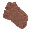 Femme Doré Doré Socquettes^Socquettes femme en coton doux et effet brillant lurex - Orient