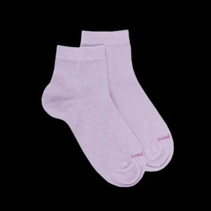 Femme Doré Doré Socquettes^Socquettes femme en coton avec effet brillant - Violet Crocus