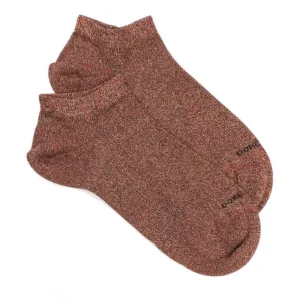 Femme Doré Doré Socquettes^Socquettes femme en coton doux et effet brillant lurex - Orient