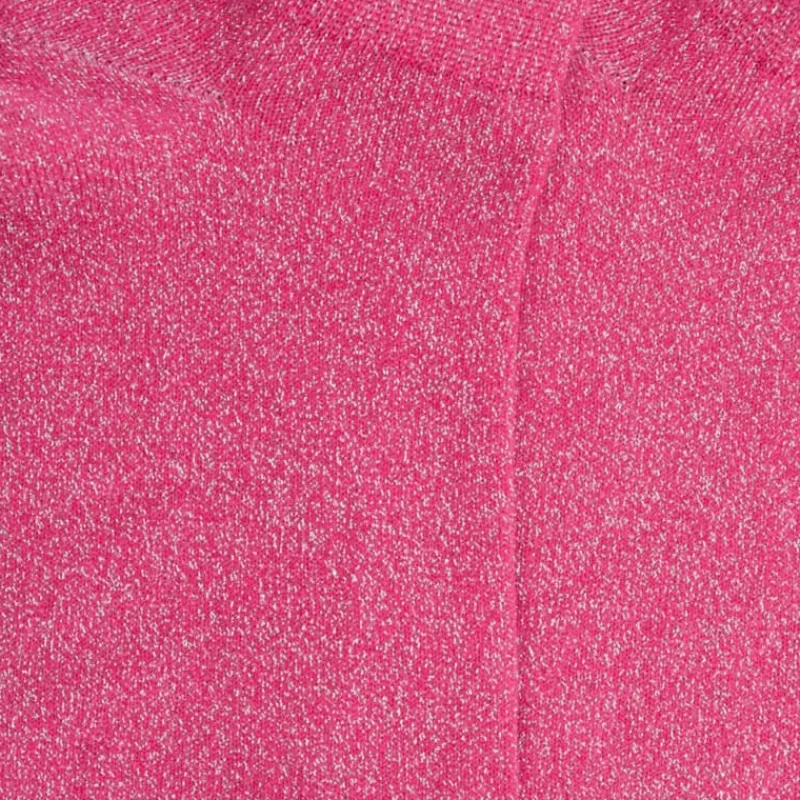 socquettes_femme_en_coton_1-10.webp Femme Doré Doré Socquettes^Socquettes femme en coton avec effet brillant -