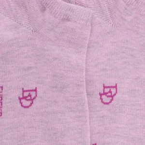 Femme Doré Doré Socquettes^Socquettes femme en coton égyptien - Violet Corolle