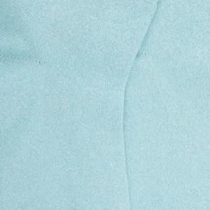 Femme Doré Doré Socquettes^Socquettes femme en coton avec effet brillant - Bleu Fjord