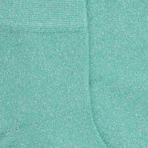 Femme Doré Doré Socquettes^Socquettes femme en coton doux et effet brillant lurex -
