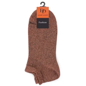 Femme Doré Doré Socquettes^Socquettes femme en coton doux et effet brillant lurex - Orient