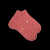 Femme Doré Doré Socquettes^Socquettes femme en fil d'Écosse - Rose Jouy