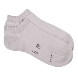 Femme Doré Doré Socquettes^Socquettes femme en fil d'Écosse - Gris Métal