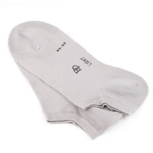 Femme Doré Doré Socquettes^Socquettes femme en fil d'Écosse - Gris Métal