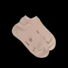 Femme Doré Doré Socquettes^Socquettes femme Eureka en coton égyptien - Beige corde