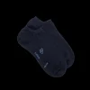 Femme Doré Doré Socquettes^Socquettes femme Eureka en coton égyptien - Bleu marine foncé