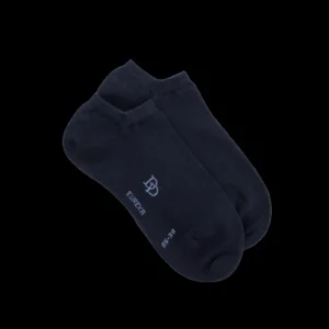 Femme Doré Doré Socquettes^Socquettes femme Eureka en coton égyptien - Bleu marine foncé